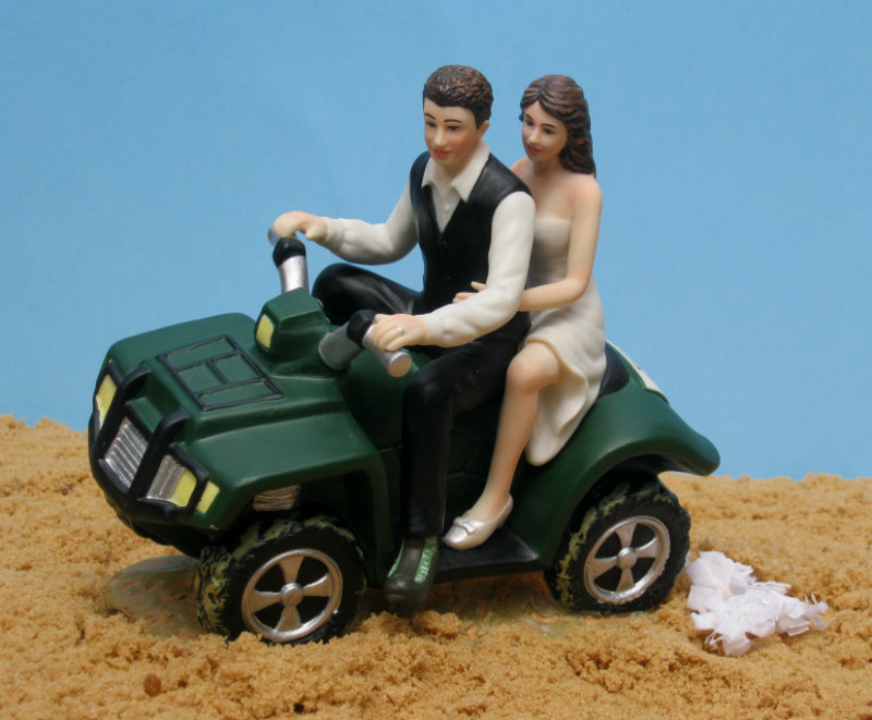 ATV Wedding Cake Toppers