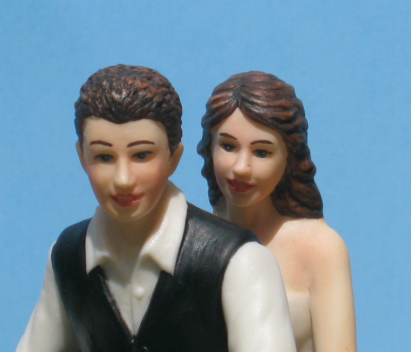 ATV Wedding Cake Topper -- Close up