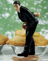 Baseball Cake Toppers -- Groom