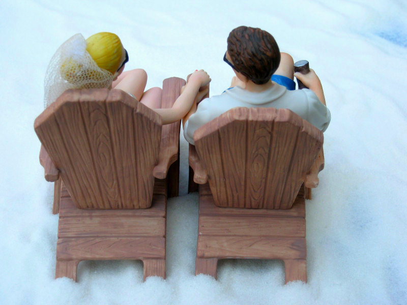 Back of Chairs -- Traditional Veil