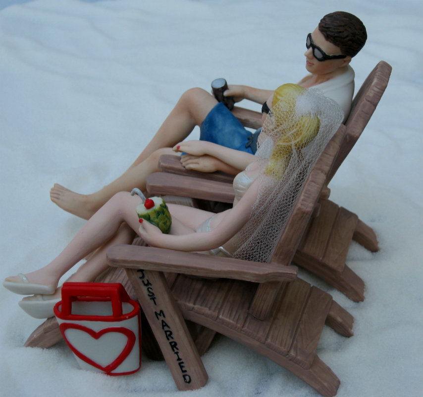 Couple Side View -- Traditional Veil