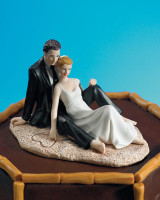 Beach Theme Wedding Cake Toppers