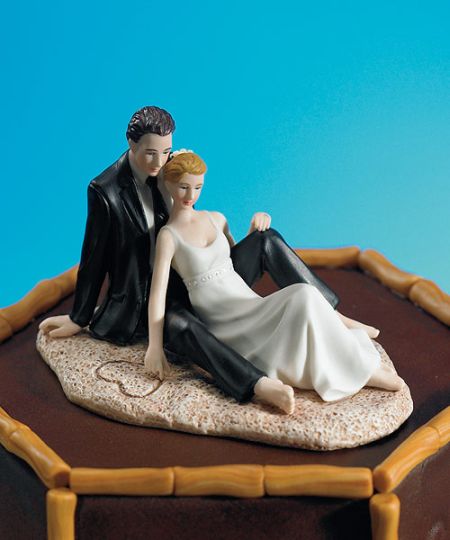 Beach Theme Wedding Cake Toppers