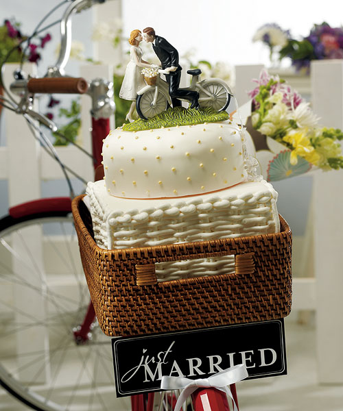 Bicycle Wedding Cake Topper