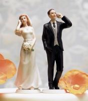 Cell Phone Wedding Cake Topper