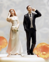 Cell Phone Wedding Cake Toppers