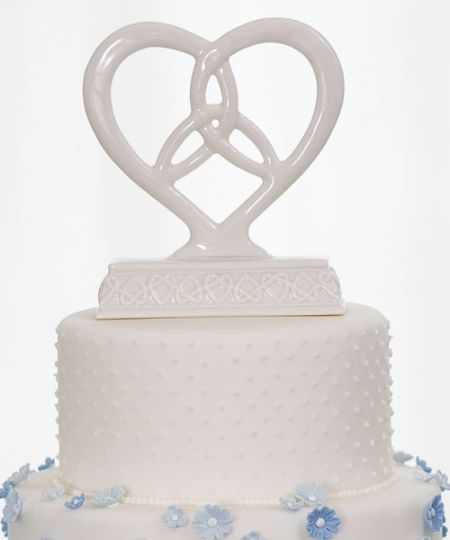 Irish Trinity Knot Wedding Cake Topper
