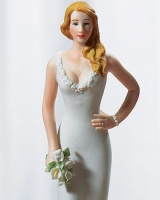 Curvy Bride Wedding Cake Topper - Magical Day