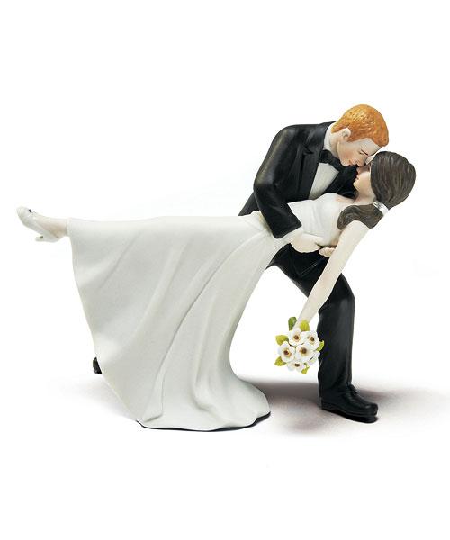 Romantic Dip Cake Topper