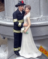 To the Rescue Firefighter Cake Topper