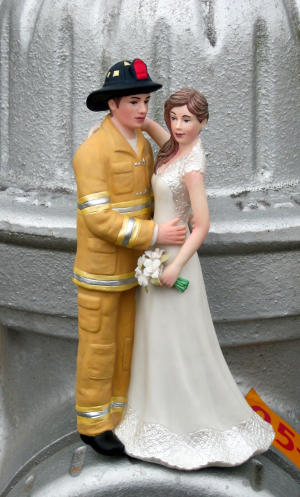 Firefighter Wedding Cake Toppers|MagicalDay