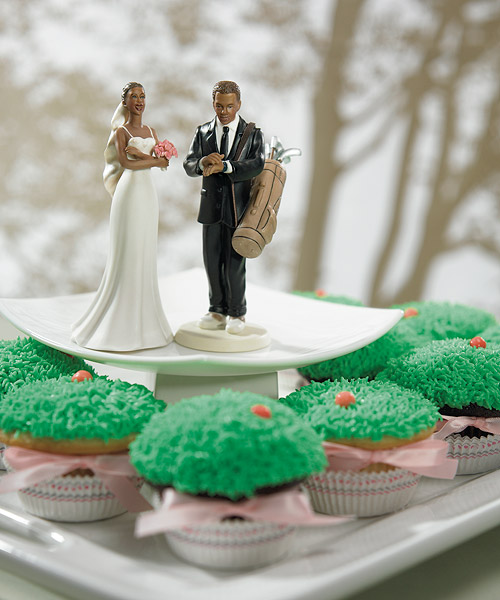 Golf Cake Toppers  - African American