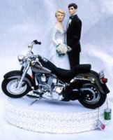 Harley Davidson Wedding Cake Topper