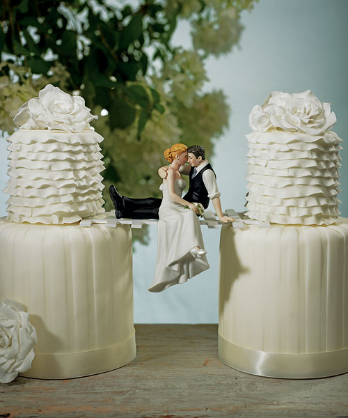 Look of Love Couple Cake Topper