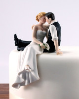 Sitting Cake Toppers -- Look of Love 