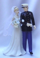 Marine Corps Wedding Cake Toppers