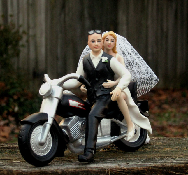 Bald Groom  Motorcycle by Magical Day