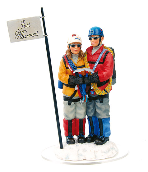 Climbing Wedding Cake Toppers Climbing Wedding Cake Toppers