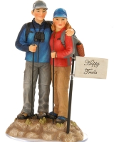 Hiker Cake Toppers Tops