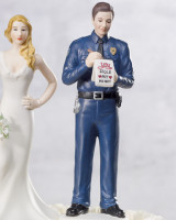 Love Citation Police Cake Toppers - Magical Day