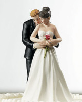Yes To the Rose Couple Cake Topper