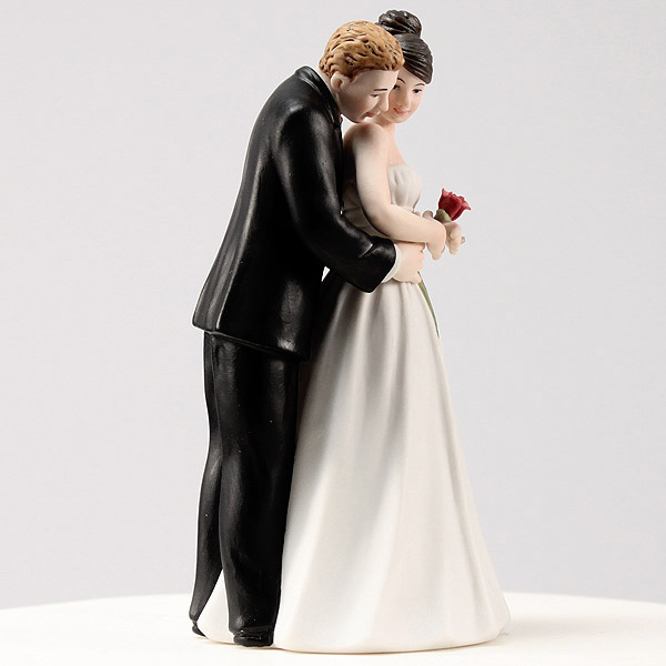 Bride with Rose Cake Topper - profile