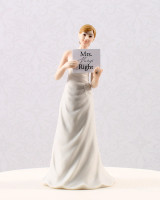 Read My Sign - Bride Cake Topper