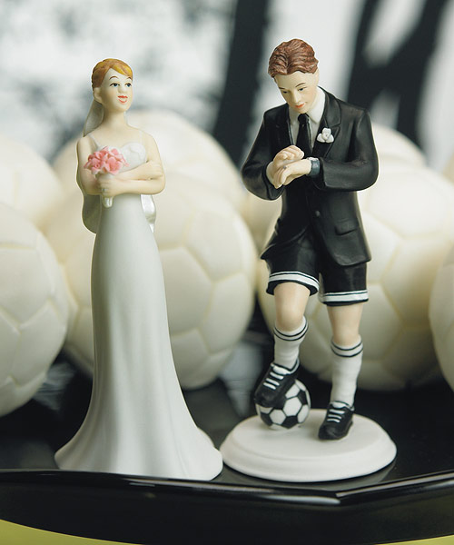 Soccer Wedding Cake Topper Soccer Wedding Cake Topper