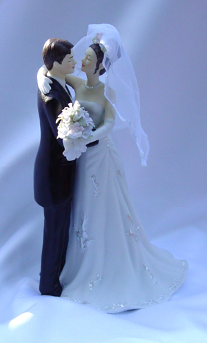 Bride and Groom Cake Toppers