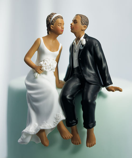 Wedded Bliss Wedding Figurine African American