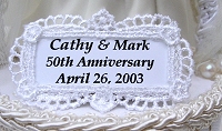 Personalized Anniversary Name Plate