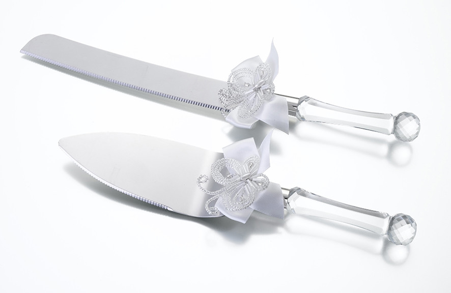 Butterfly Beauty Cake Knife & Server Set