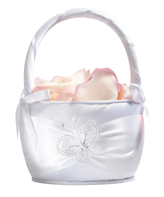 Butterfly Beauty Flower Girl Basket