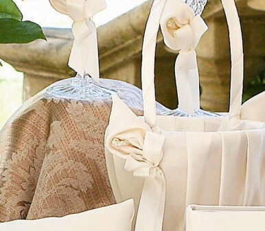 Calla Lily Flower Girl Basket