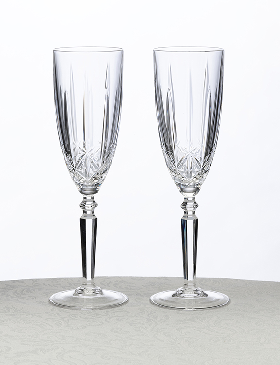 Crystal Toasting Glasses