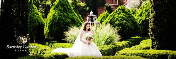 Barnsley Gardens for a Fairytale Wedding!