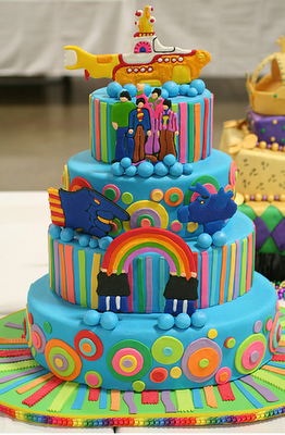 Beatles Wedding Cake