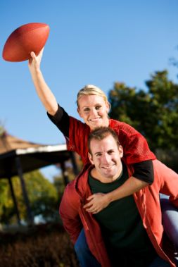 football couple